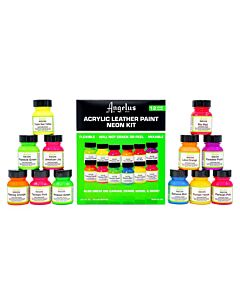 Angelus Leerverf Neon set 12 kleuren