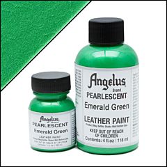 Angelus Pearlescent Emerald Groen Leerverf