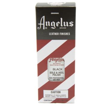Angelus Hak en Zool Polish zwart 88ml