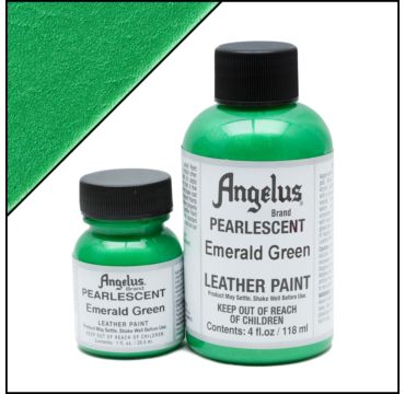 Angelus Pearlescent Emerald Groen Leerverf