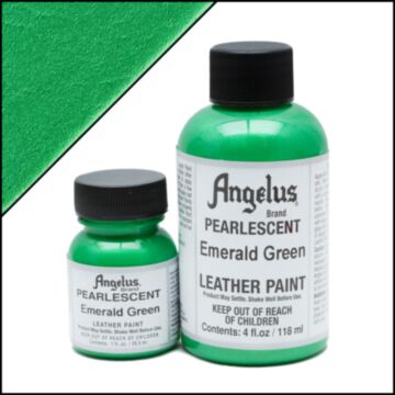 Angelus Pearlescent Emerald Groen Leerverf
