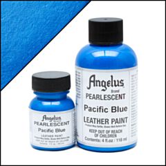 Angelus Pearlescent Pacific Blauw Leerverf